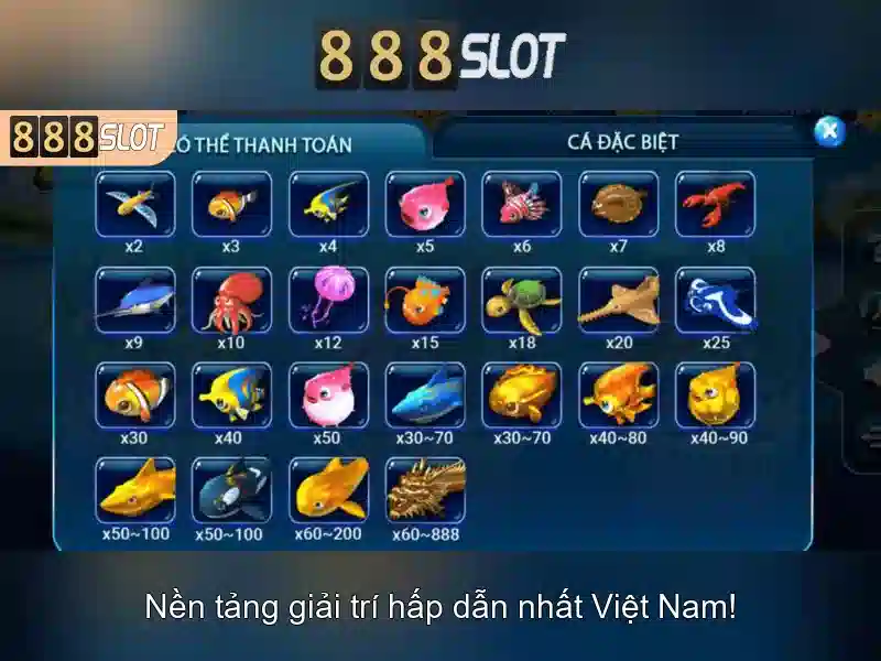 Trải nghiệm Bắn Cá
